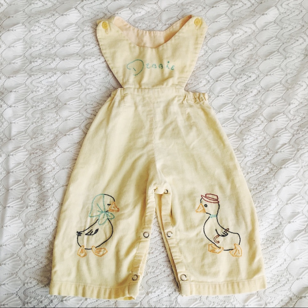Vintage homemade overalls “Debbie”
